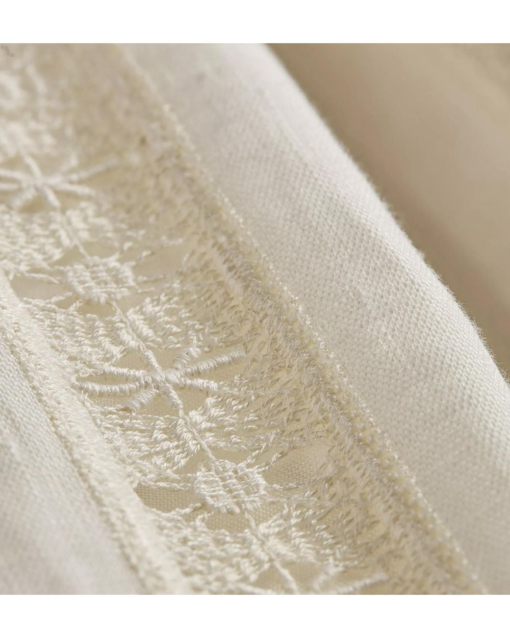 Dior White Iviera Embroidered Mid-Length Skirt
