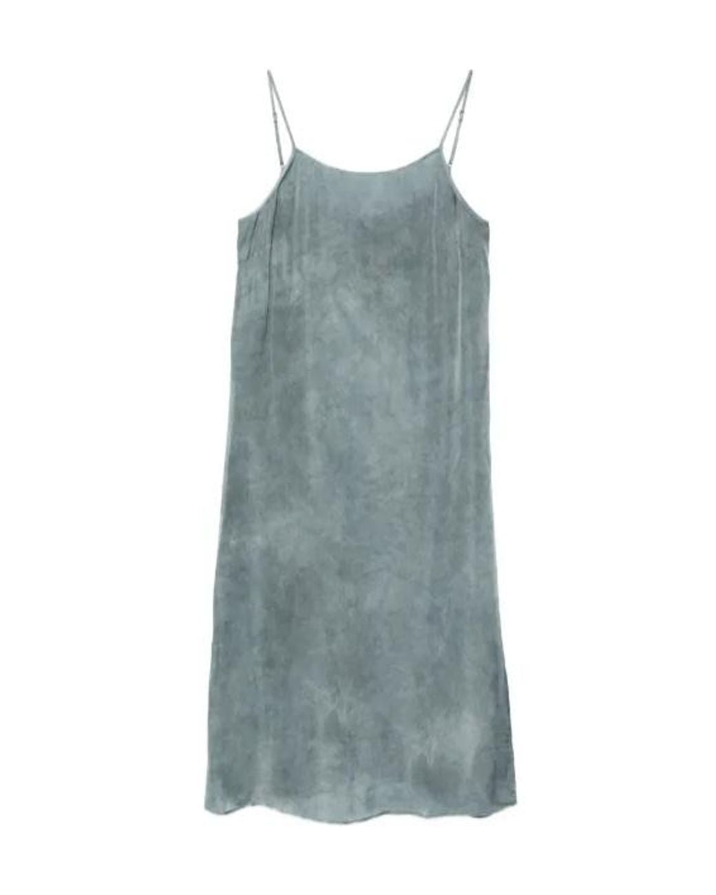 Uma Wang Blue Anaya Midi-Length Slip Dress