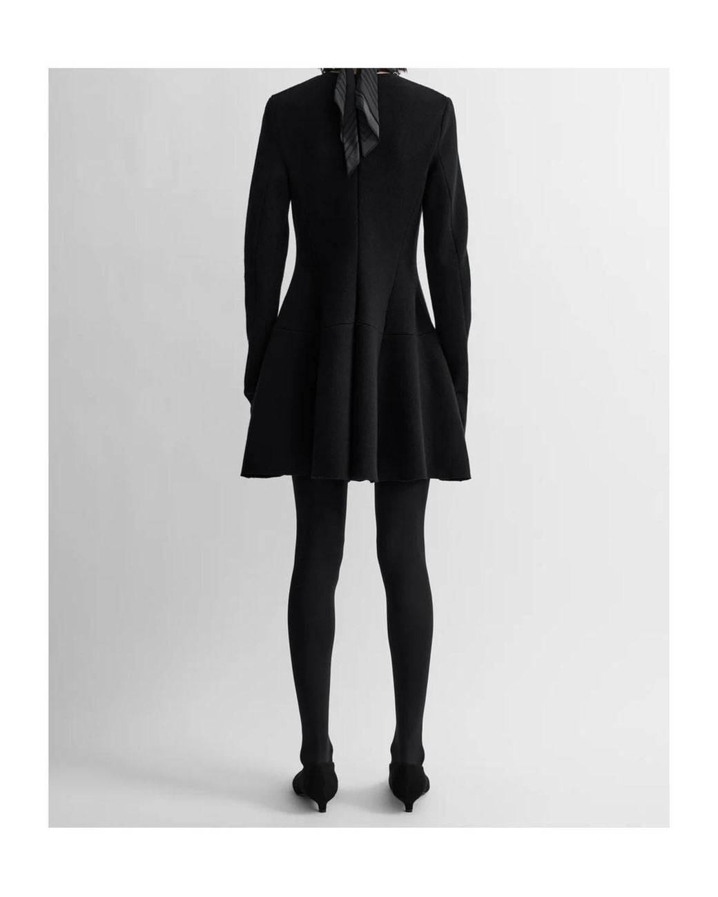 Totême  Black Long-Sleeved Dress