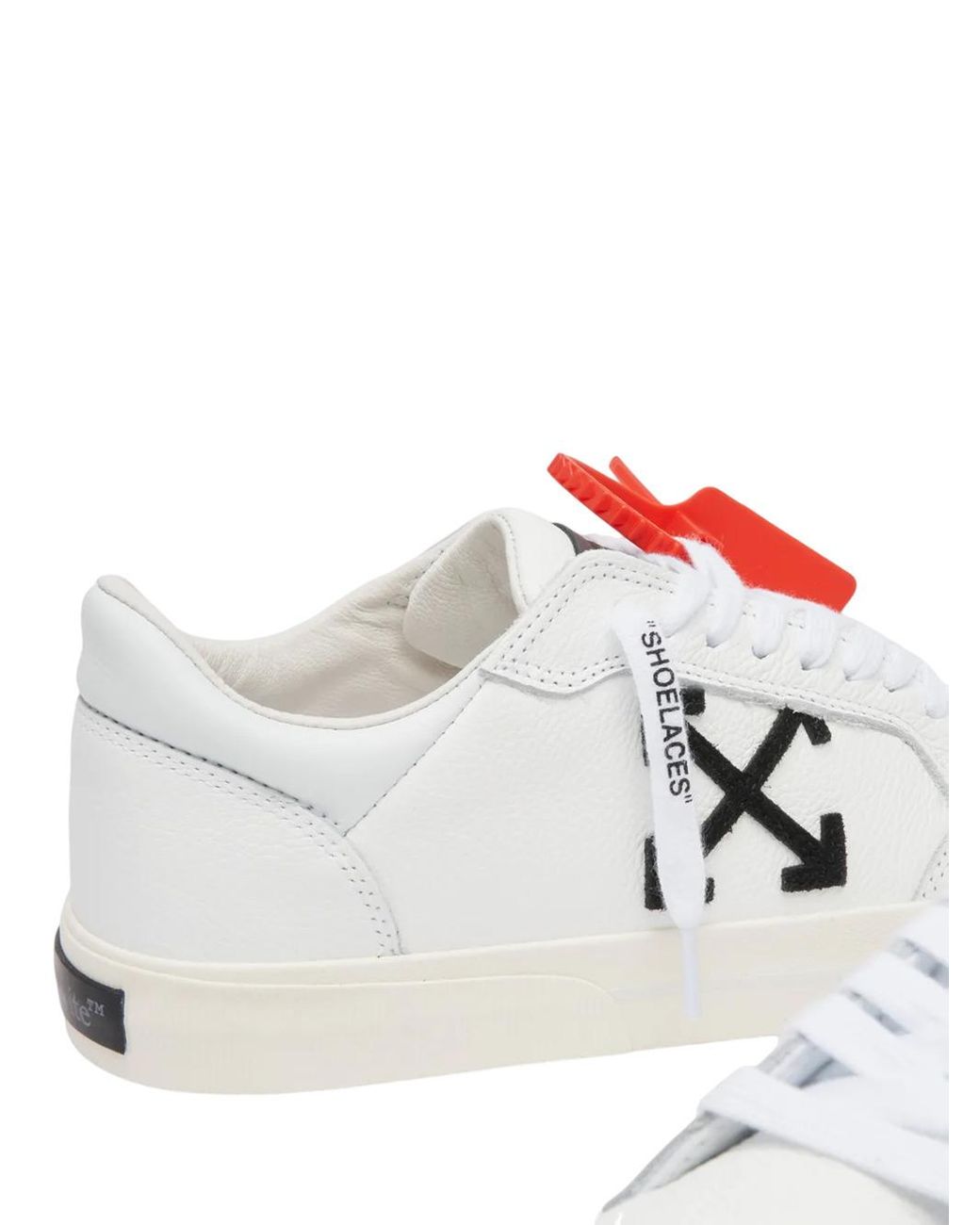 Off-White c/o Virgil Abloh White New Low Vulcanized Lace-Up Sneakers