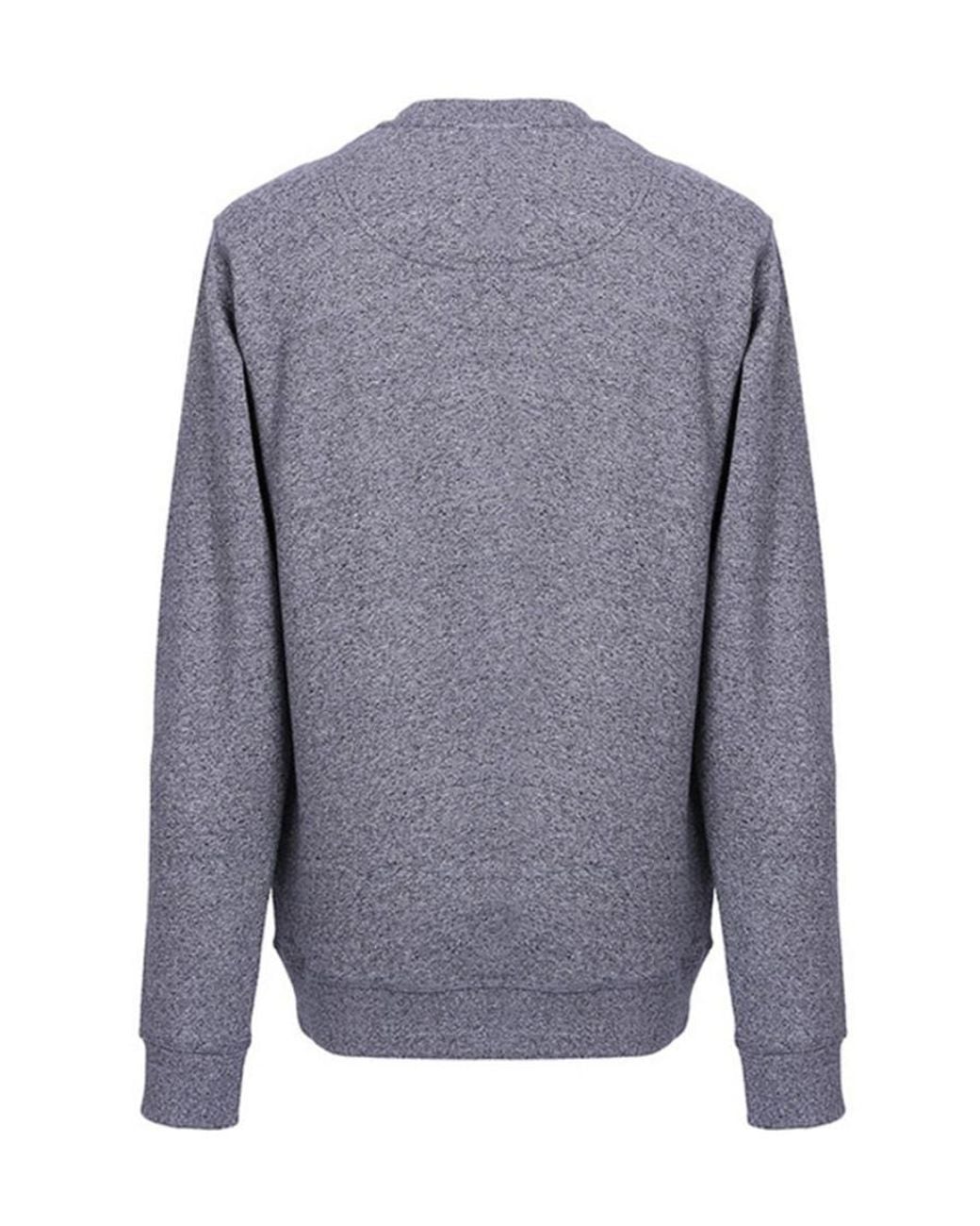 KENZO Gray Logo Round-Necked Sweater for men