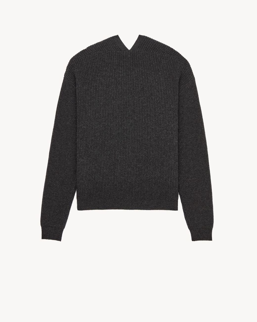 Saint Laurent Black V-Back Cardigan for men