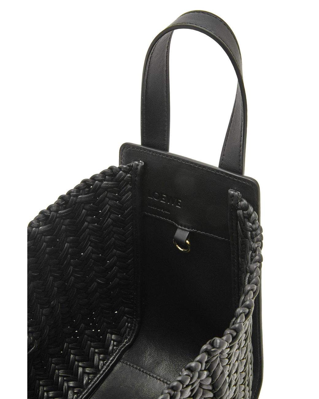 Loewe Black Compact Hammock Bucket Bag