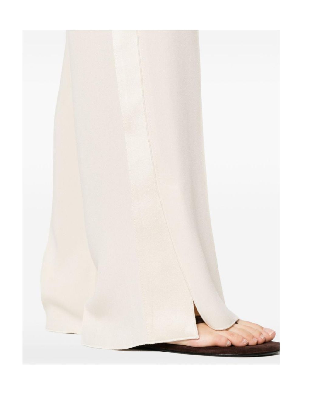 Forte_forte White Elasticated Trousers