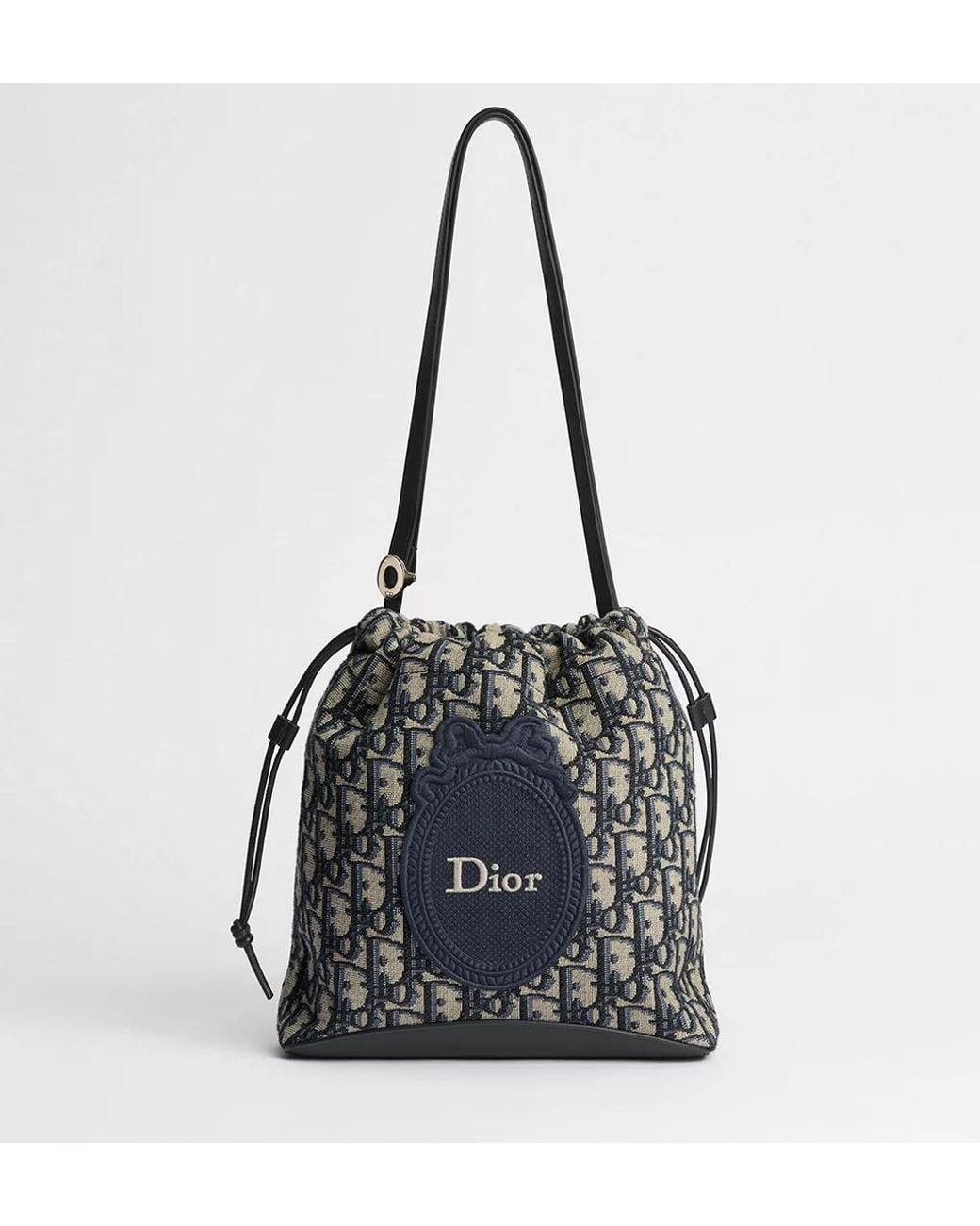 Dior Black Blooming Mini Bucket Bag