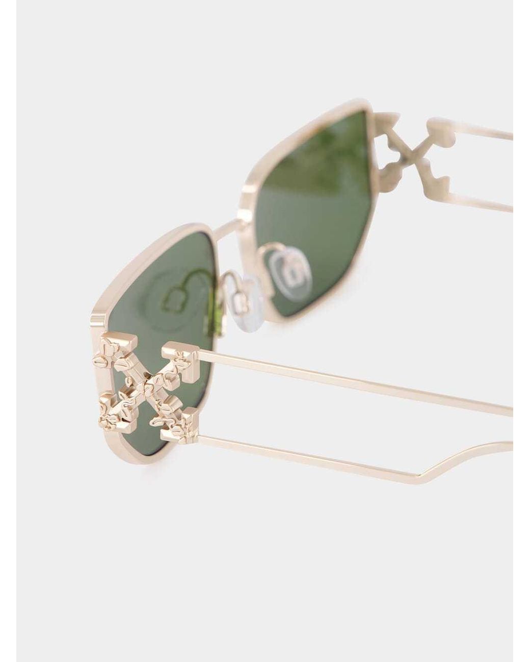 Off-White c/o Virgil Abloh Green Allen Sunglasses for men