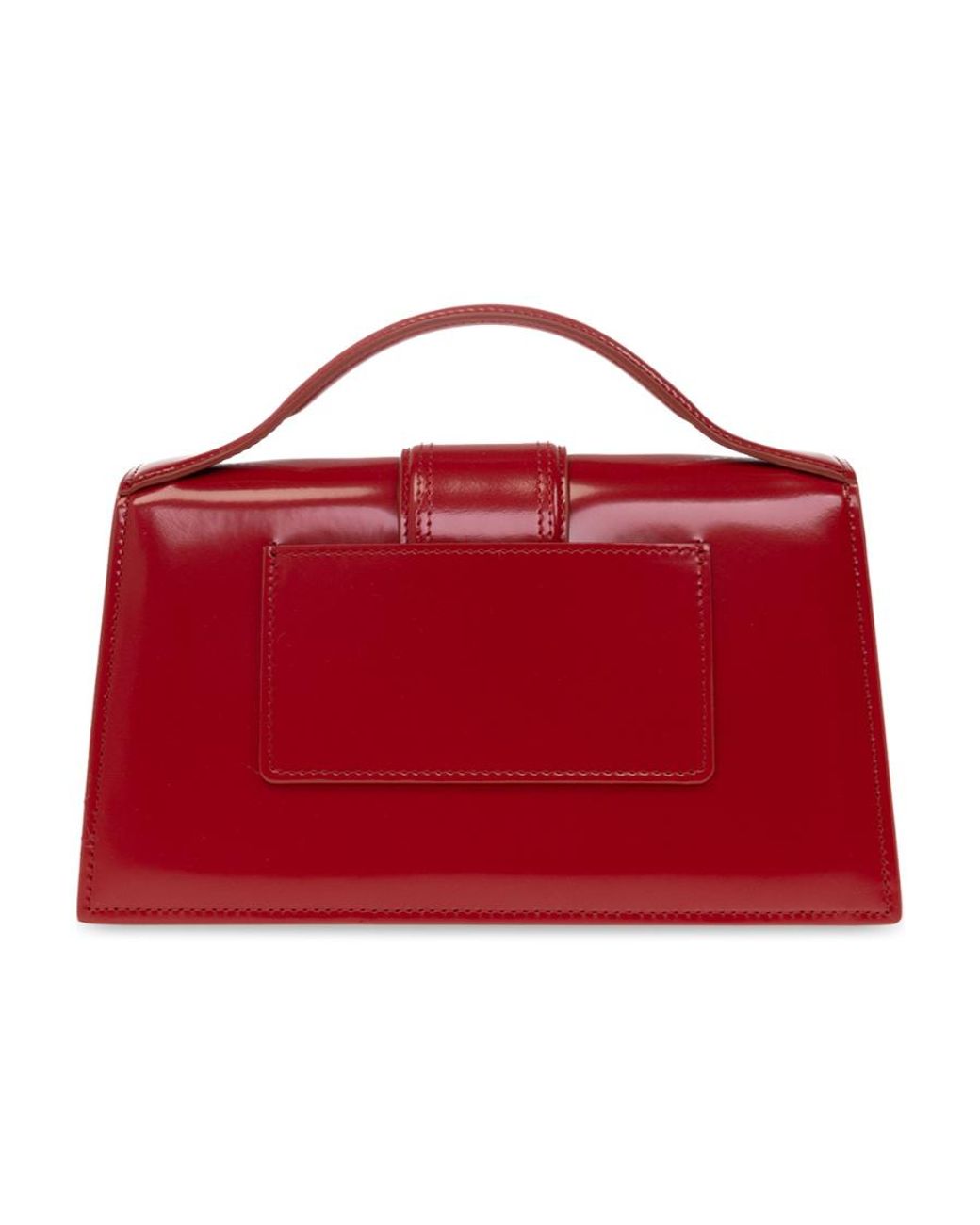 Jacquemus Red Le Grand Bambino Logo Plaque Tote Bag