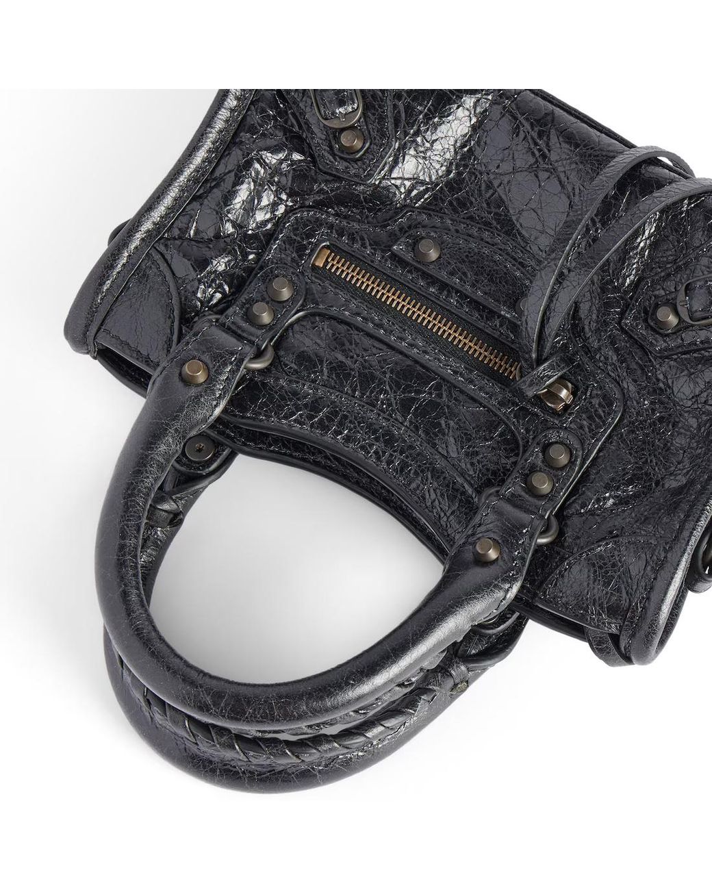 Balenciaga Black Le City Bag Nano Top Handle Bag