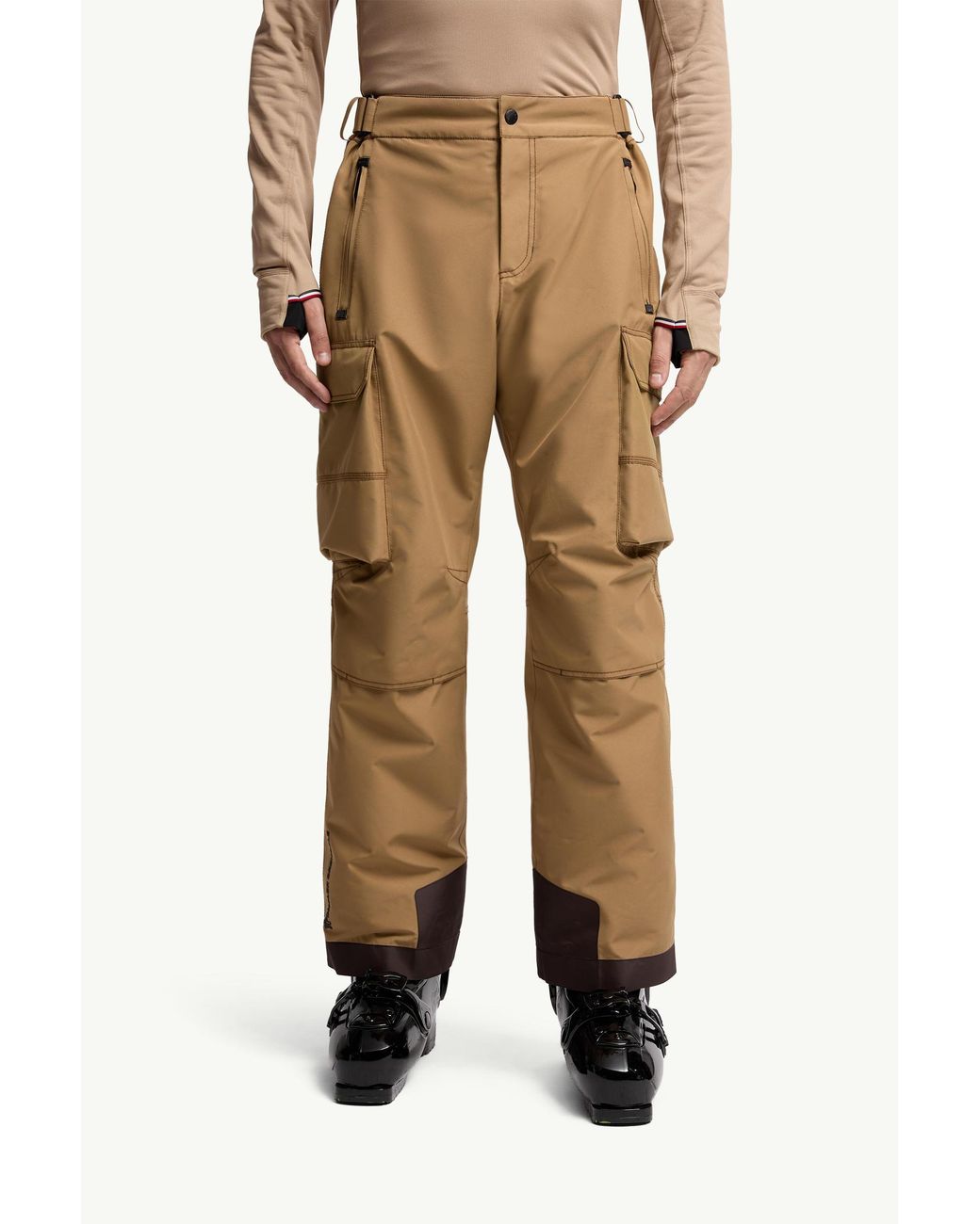 Moncler Natural Grenoble Gore Tex Ski Pants for men