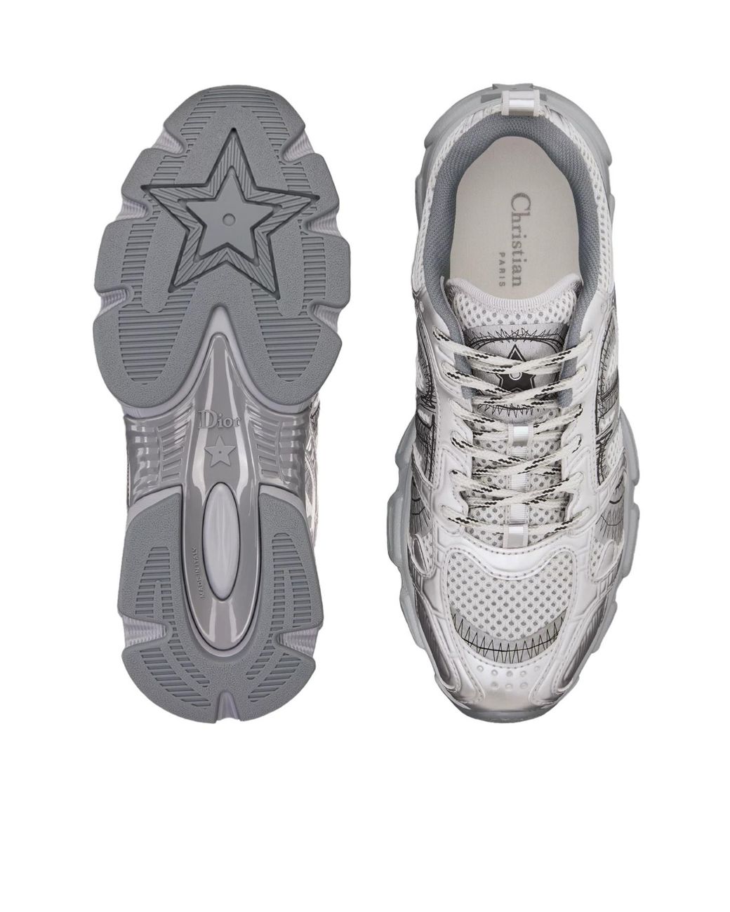 Dior Gray Chrono Sneaker
