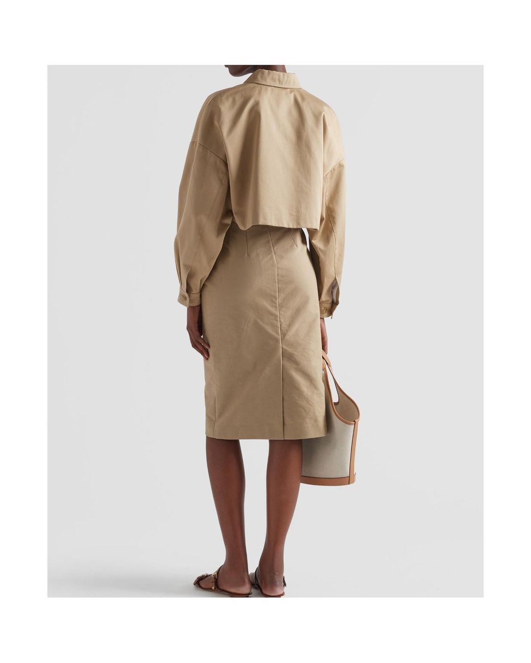Prada Natural Chino Blouson Jacket