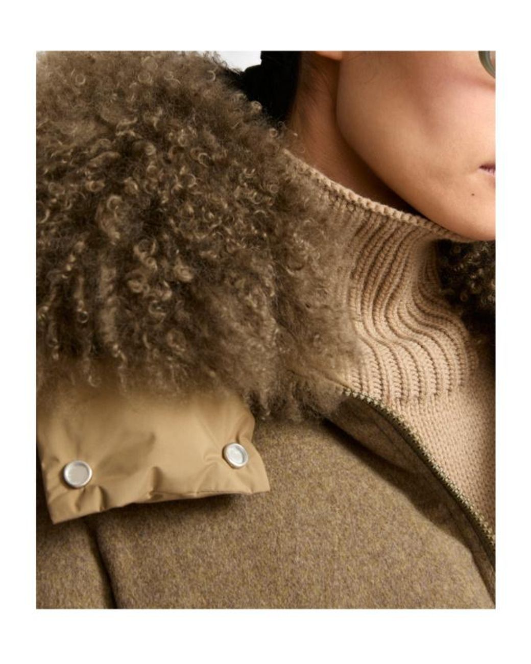 Yves Salomon Brown Cashmere Hooded Coat