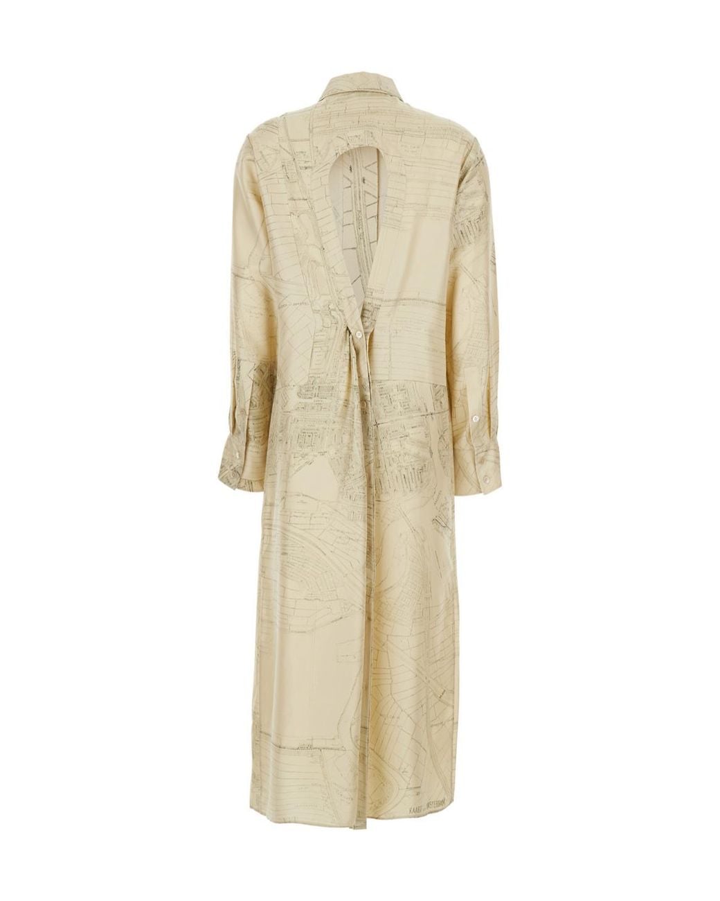 Rohe Natural Cut Out Wrap Dress