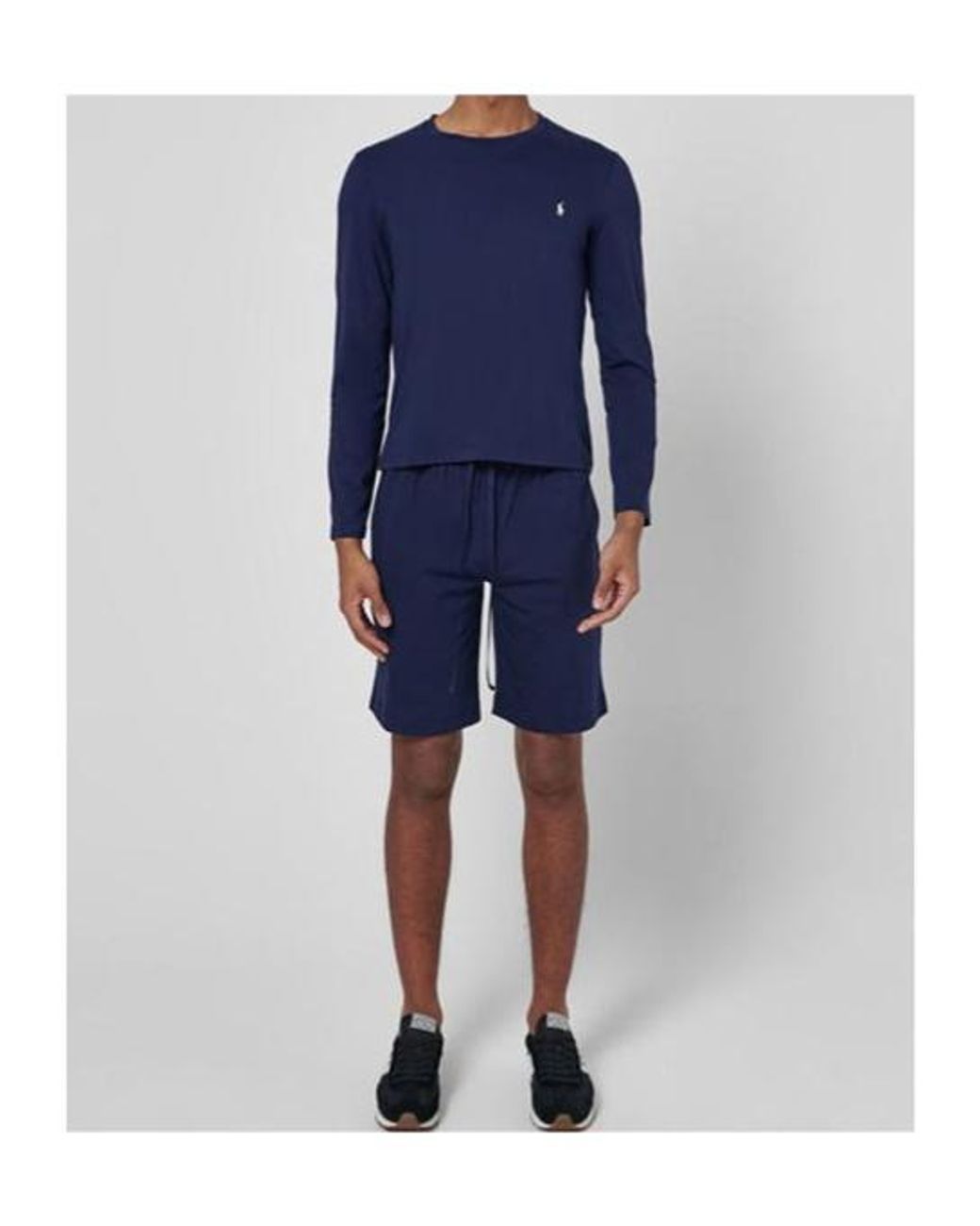 Polo Ralph Lauren Blue Logo Shorts for men