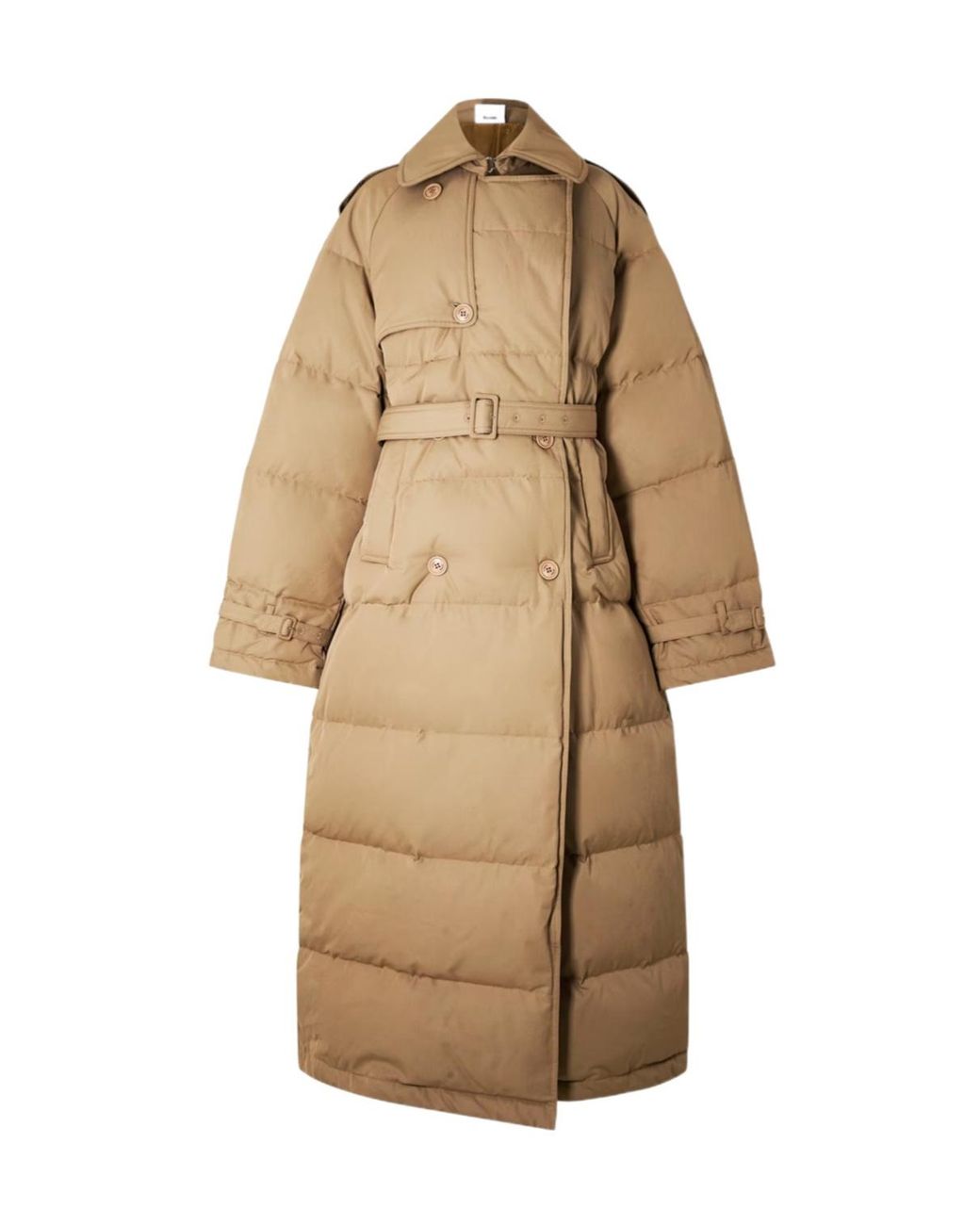 Vetements Natural Puffer Trench Coat