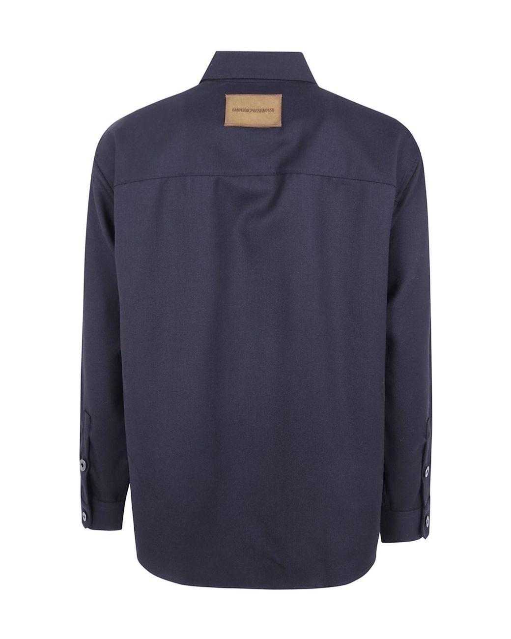 Emporio Armani Blue Long-Sleeved Shirt for men