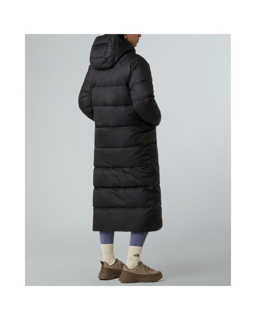 The North Face Black Hooded Long Down Coat
