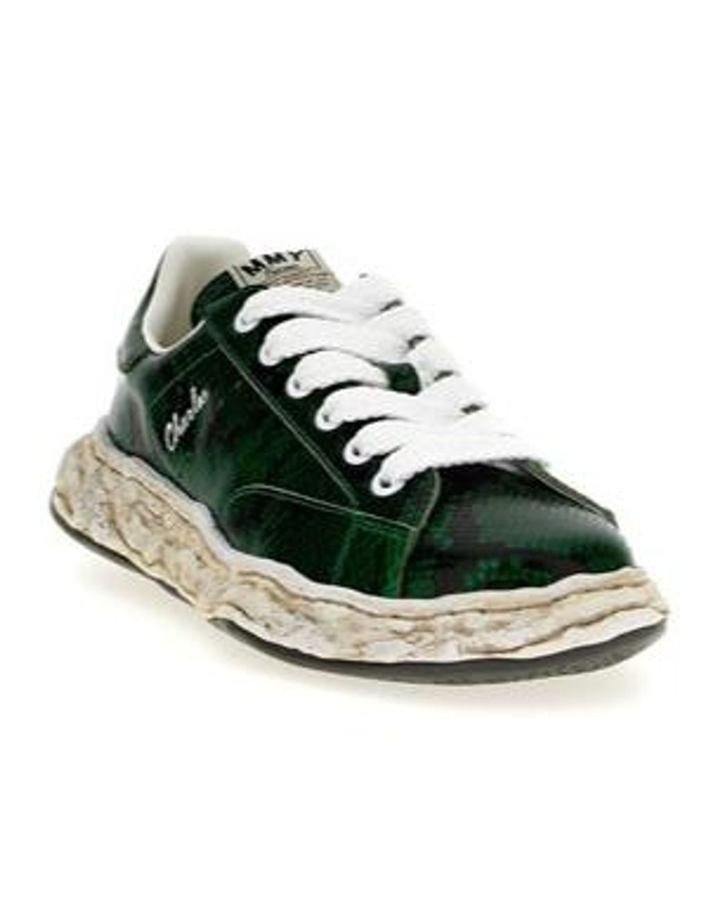 Maison Mihara Yasuhiro Green Charles Og Lace-Up Sneakers for men