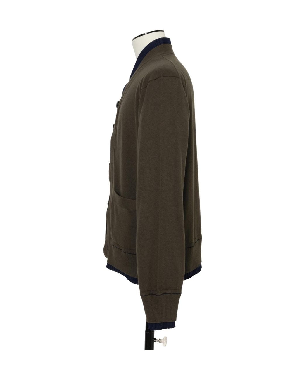 Sacai Black Buttoned Pocket Cardigan for men