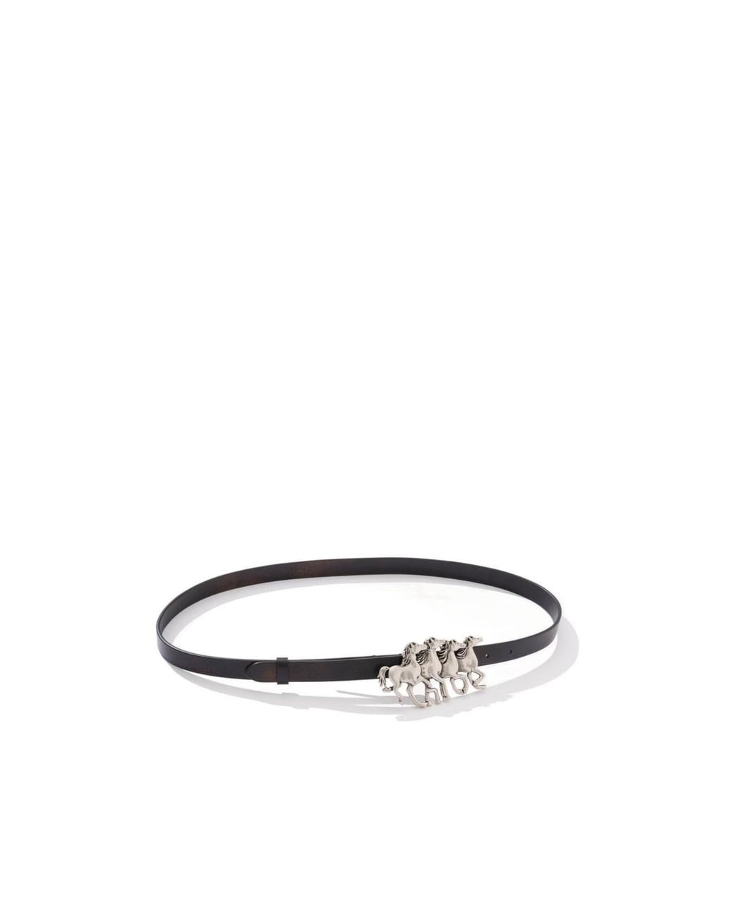Chloé White Chloé Horse Motif Belt