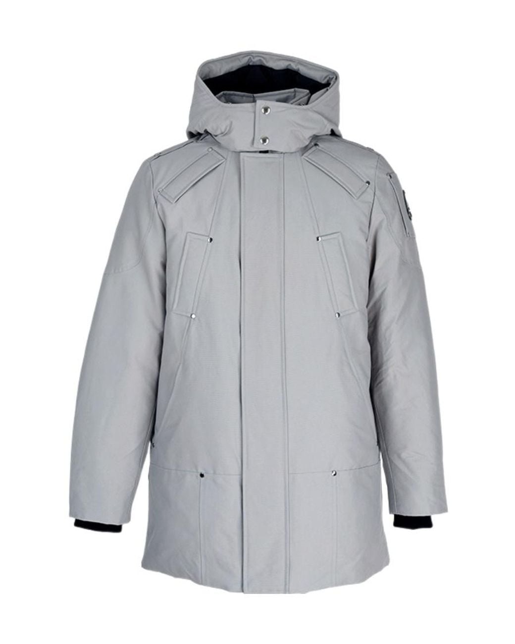 Moose Knuckles Gray Saint Ulric Padded Parka for men