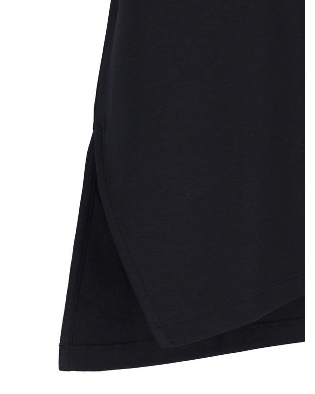 Loewe Black Asymmetric Jersey T-Shirt