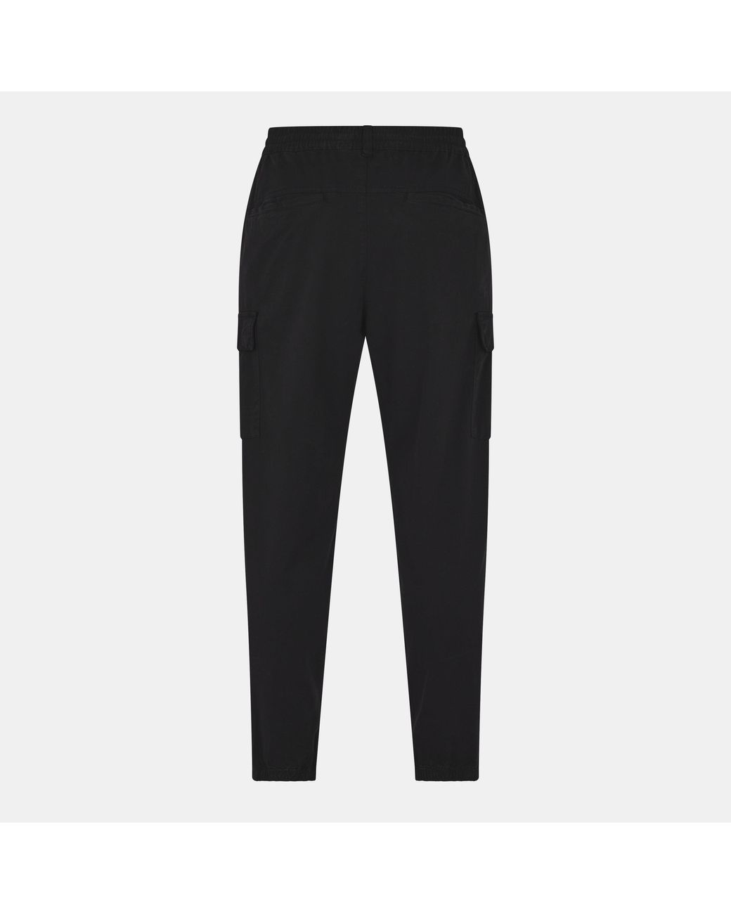 Barbour Black Logo-Detail Cargo Pants for men