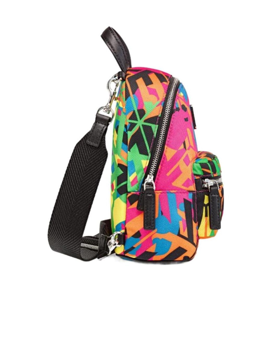 MCM Multicolor Abstract Pattern Printed Shoulder Bag