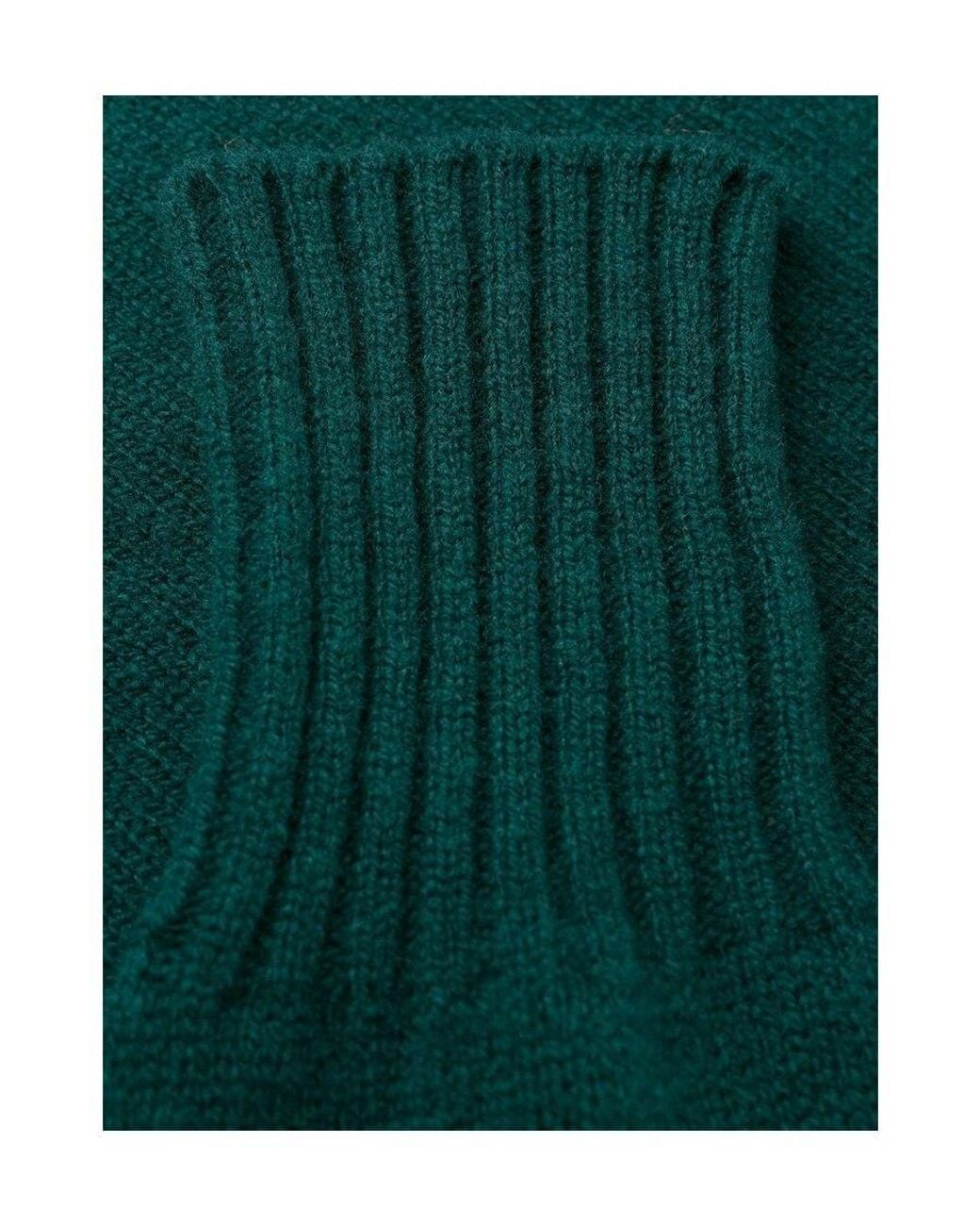 Drumohr Green Long-Sleeve Knitted Jumper for men