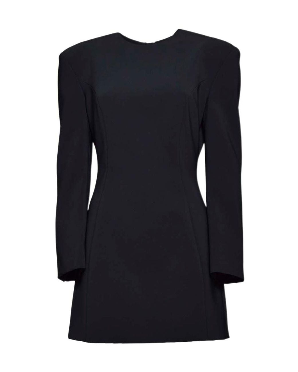 DSquared² Blue Rear Zipped Crewneck Dress