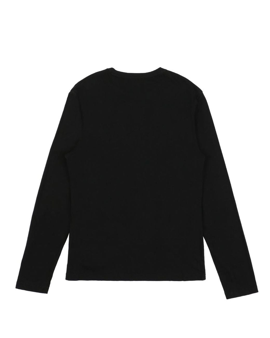EA7 Black Logo T-Shirt With Round Neck for men