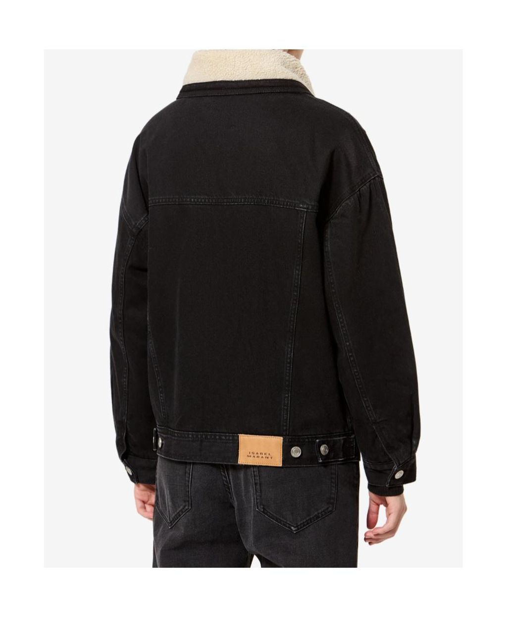 Isabel Marant Black Pimia Logo Patch Jacket