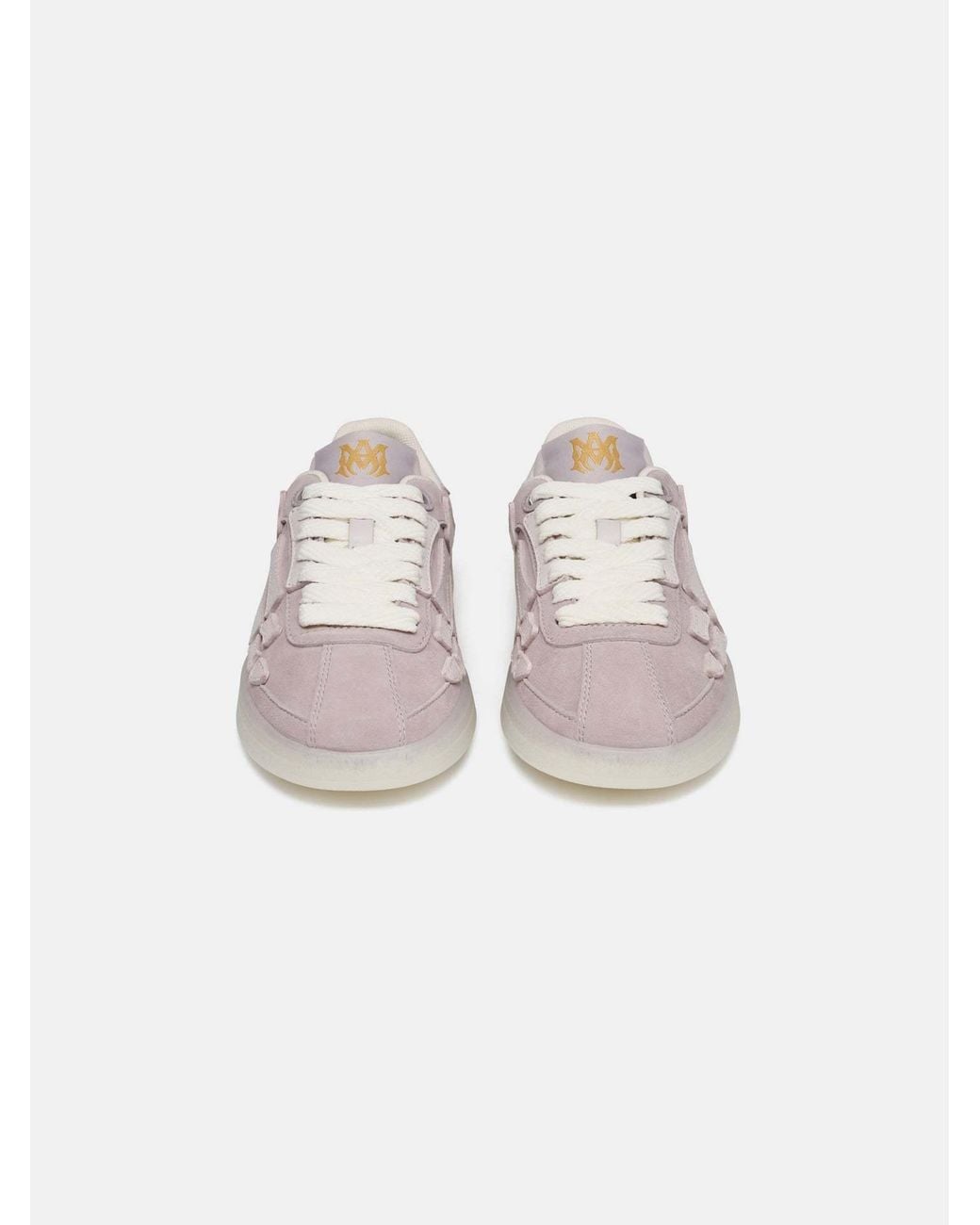 Amiri Pink Pacific Bones Low-Top Sneakers