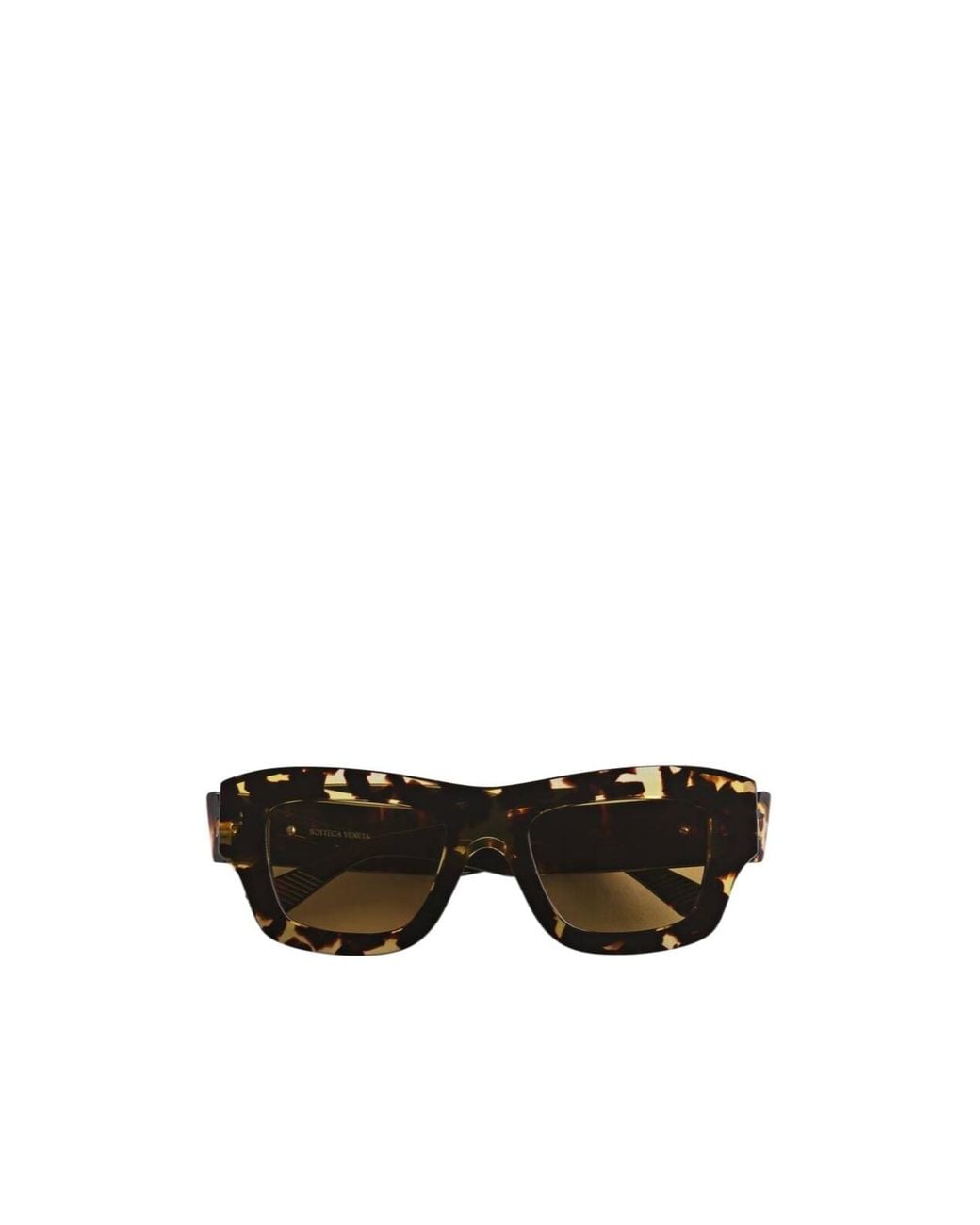 Bottega Veneta Black Ultrathin Squared Sunglasses for men