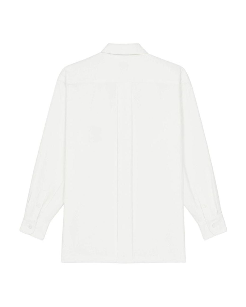 KENZO White Boke Flower Embroidered Buttoned Shirt for men