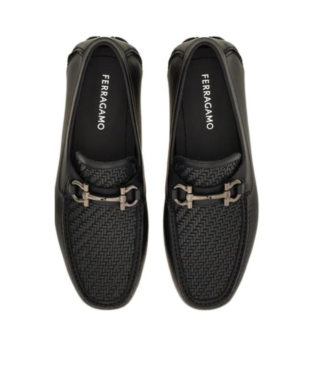Ferragamo Black Penny Driver for men
