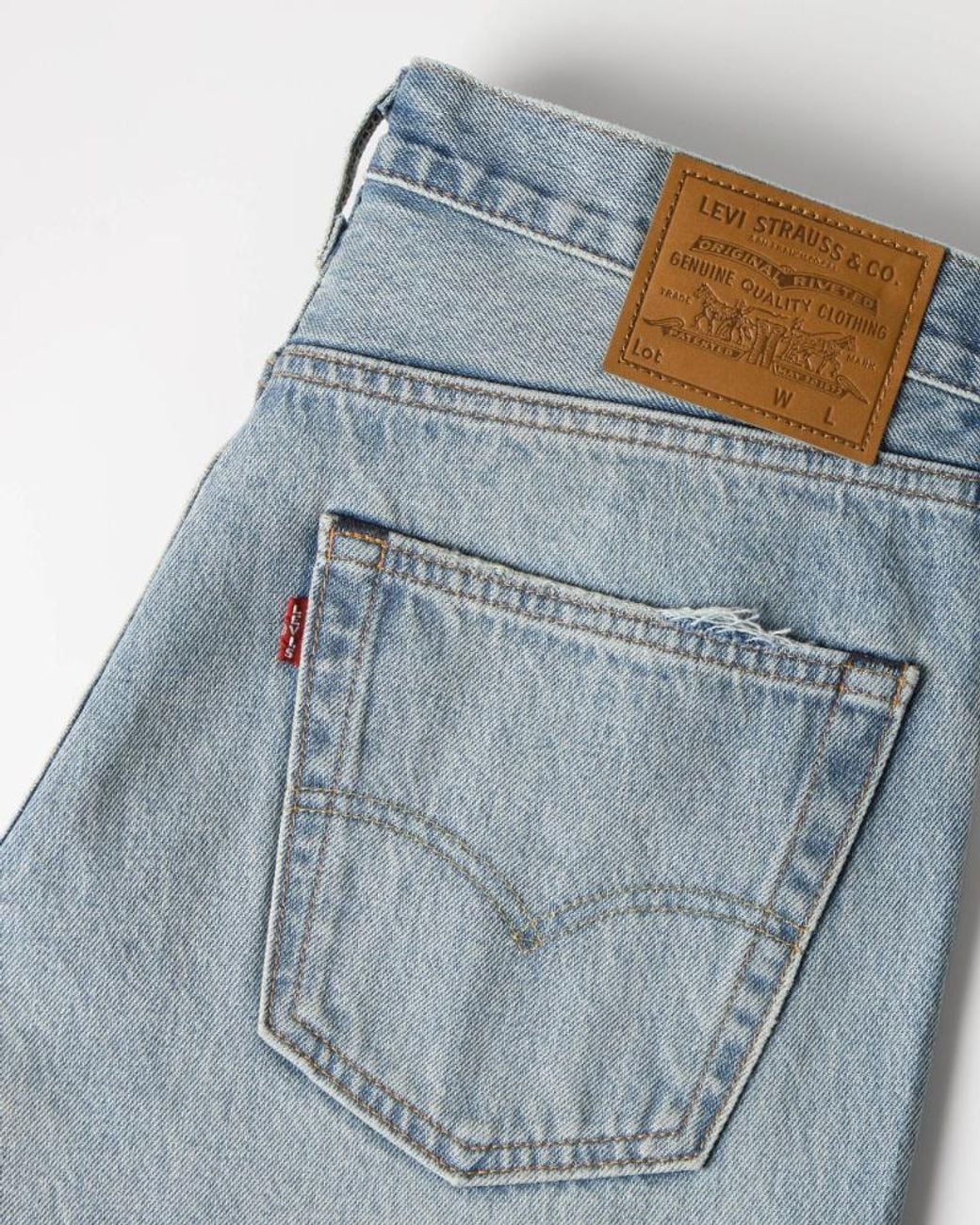 Levi's Blue 568 Loose Straight Jeans for men