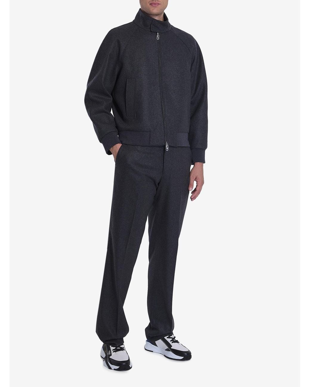 Fendi Gray Jacket for men