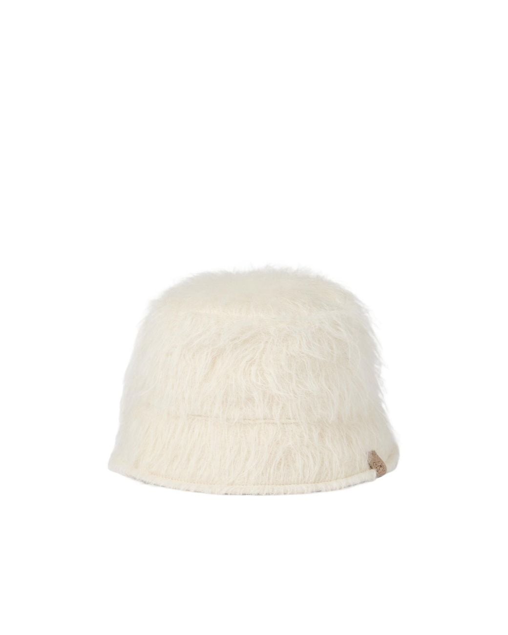 Brunello Cucinelli White Alpaca Bucket Hat