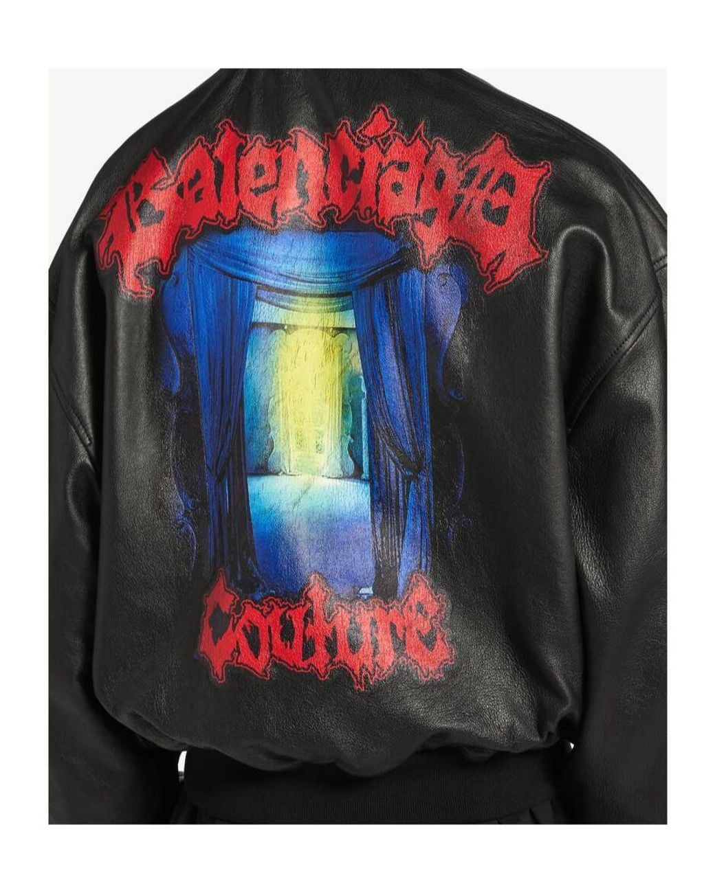 Balenciaga Black Patched Hooded Jacket for men