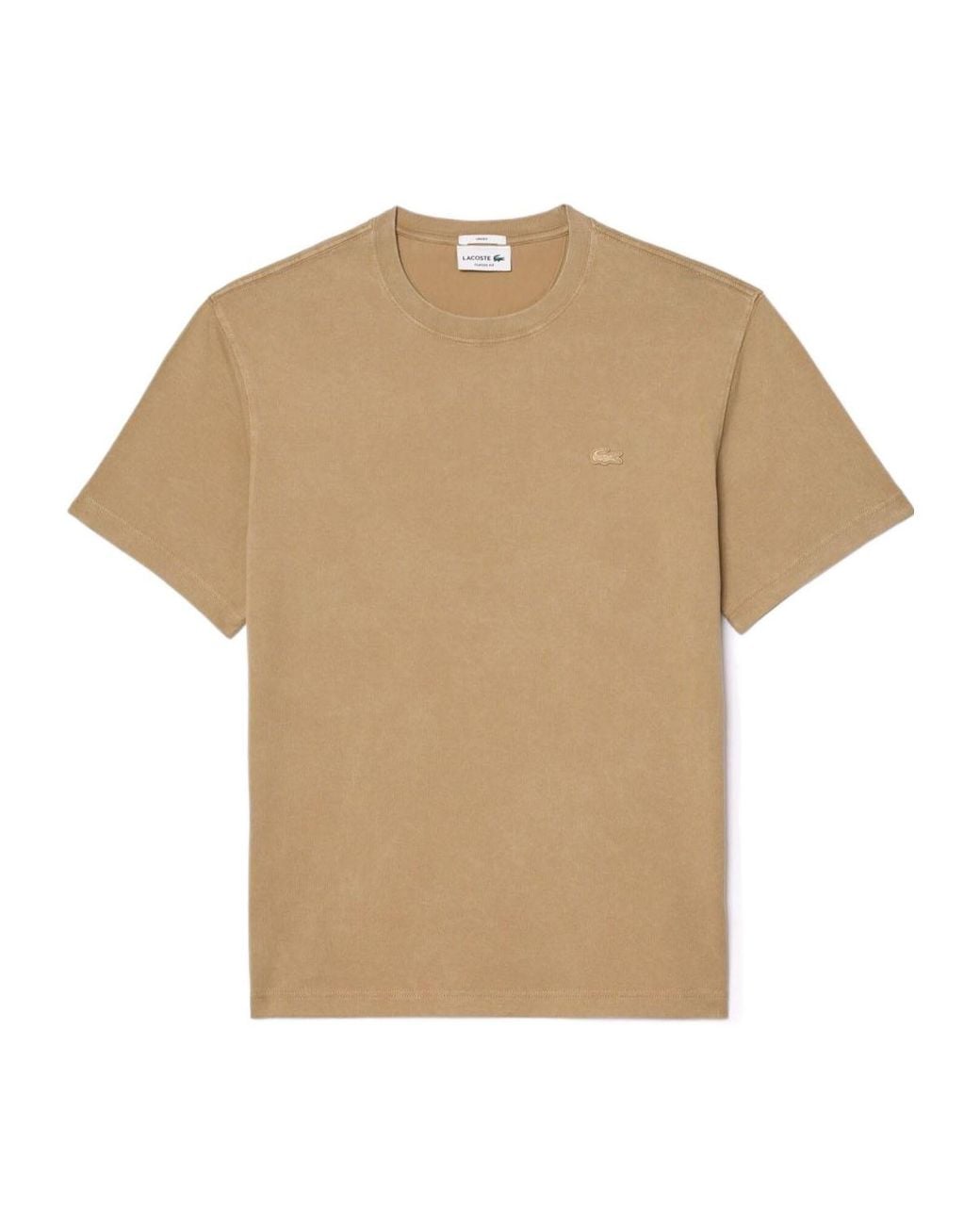 Lacoste Natural Crewneck Shortsleeve Tshirt for men