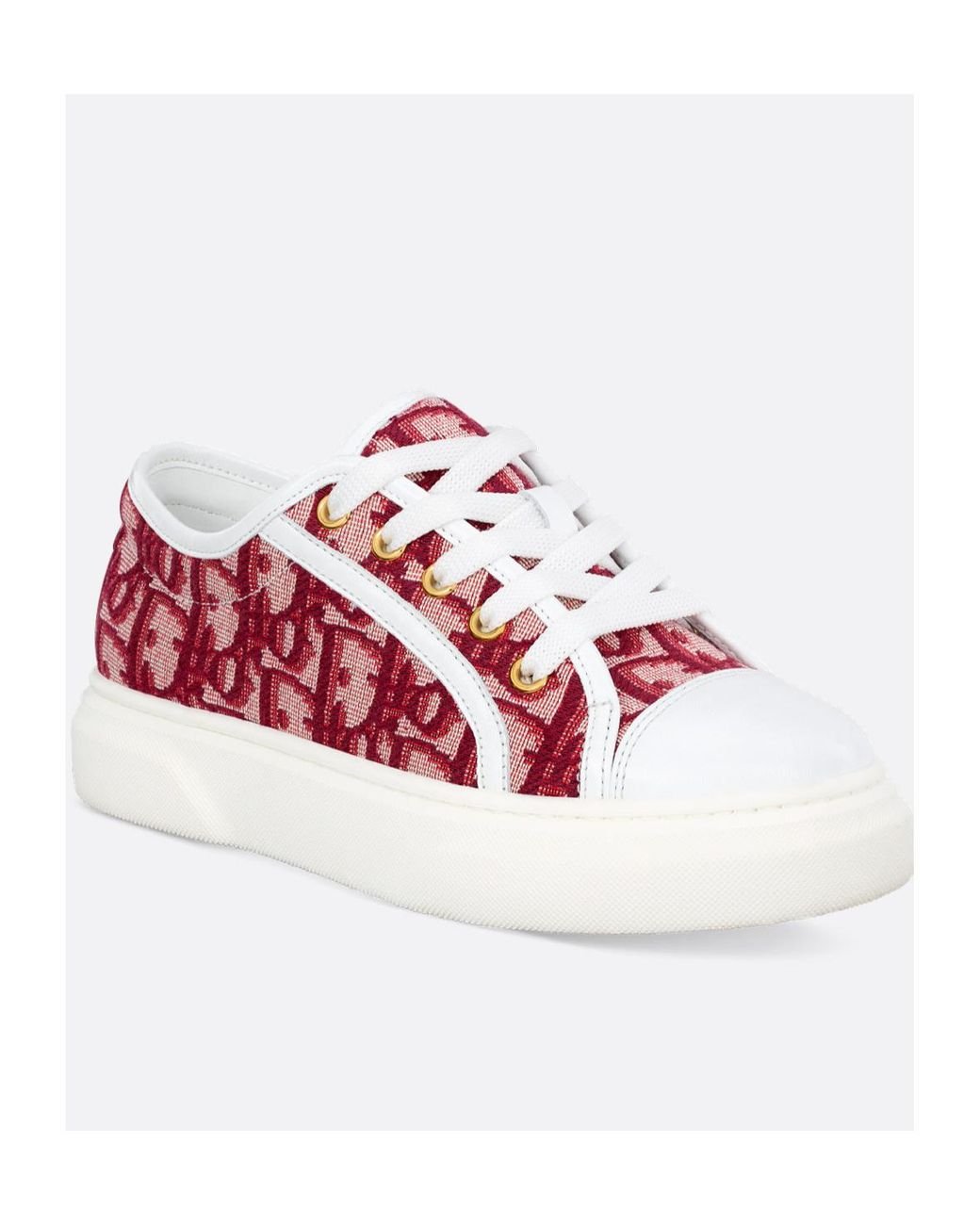 Dior Kids' Low-Top Sneaker in Red | Lyst