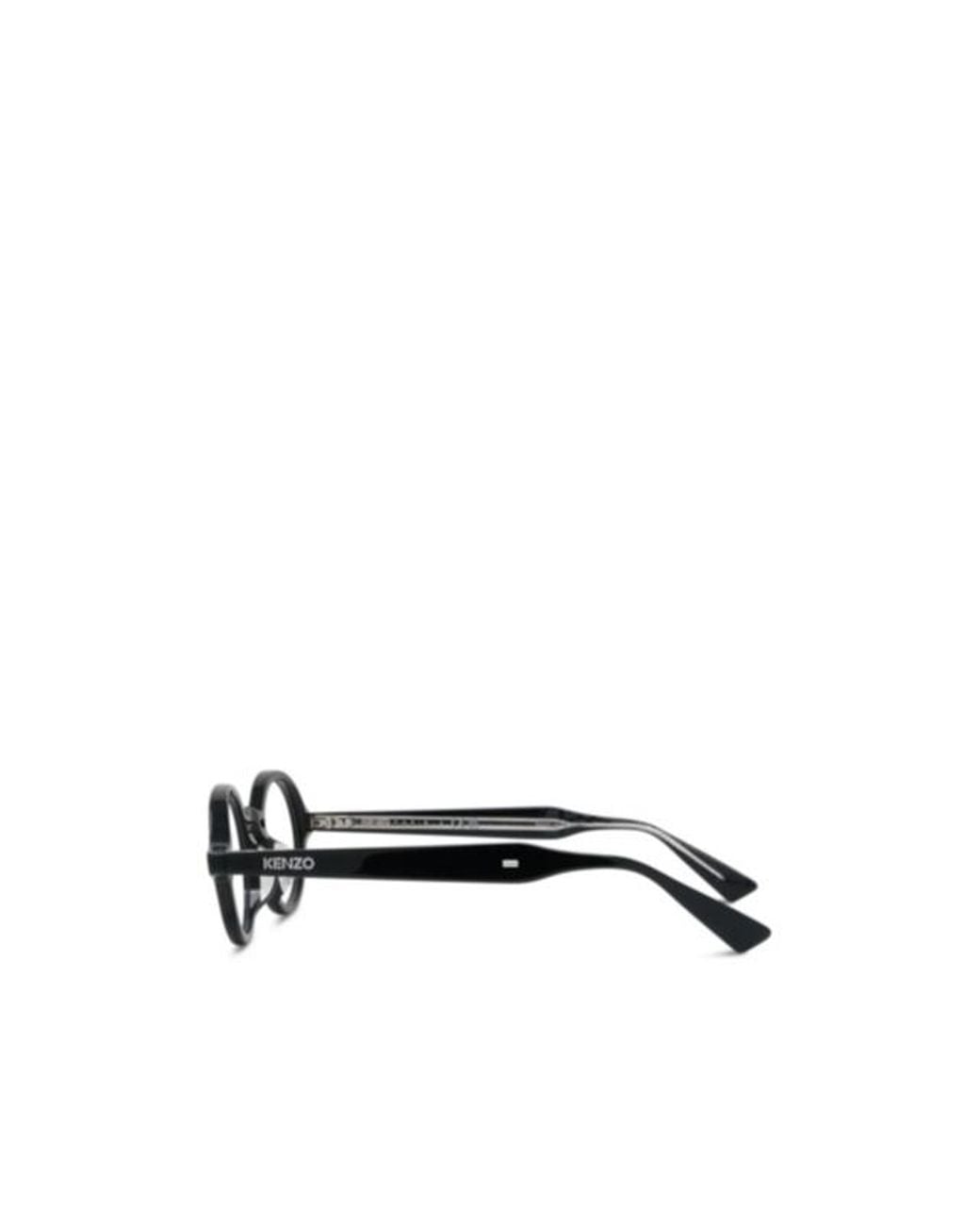 KENZO White Full-Rim Non-Prescription Glasses for men