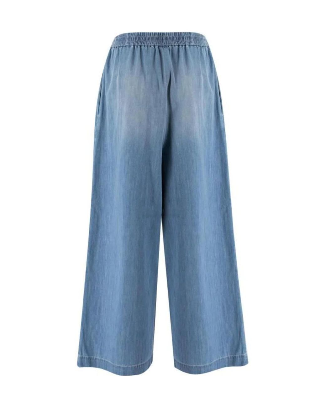 Fabiana Filippi Blue Chambray Trousers