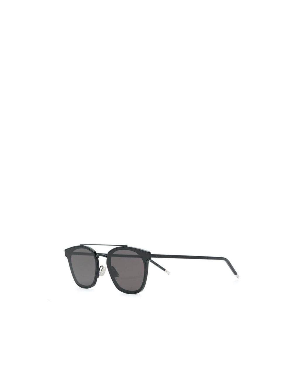Saint Laurent Multicolor Eyewear Double Bridge Square Frame Sunglasses