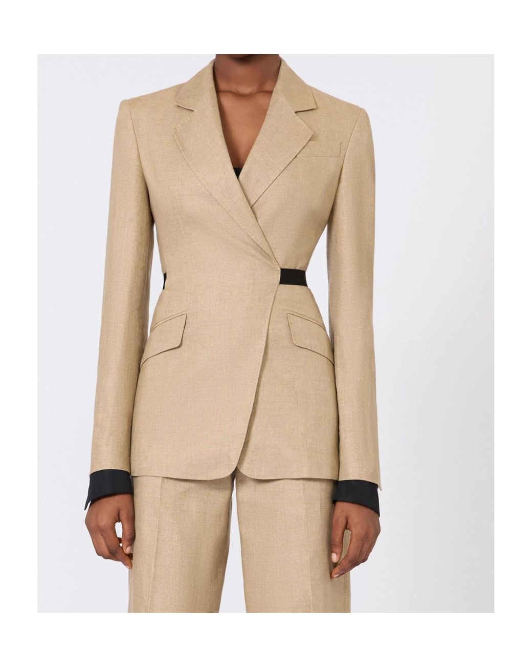 Max Mara Natural Fionda Tailored Blazer