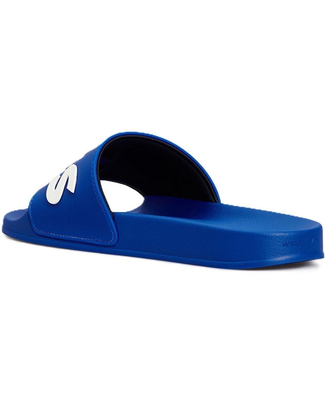 Boss Blue Slide Sandal for men