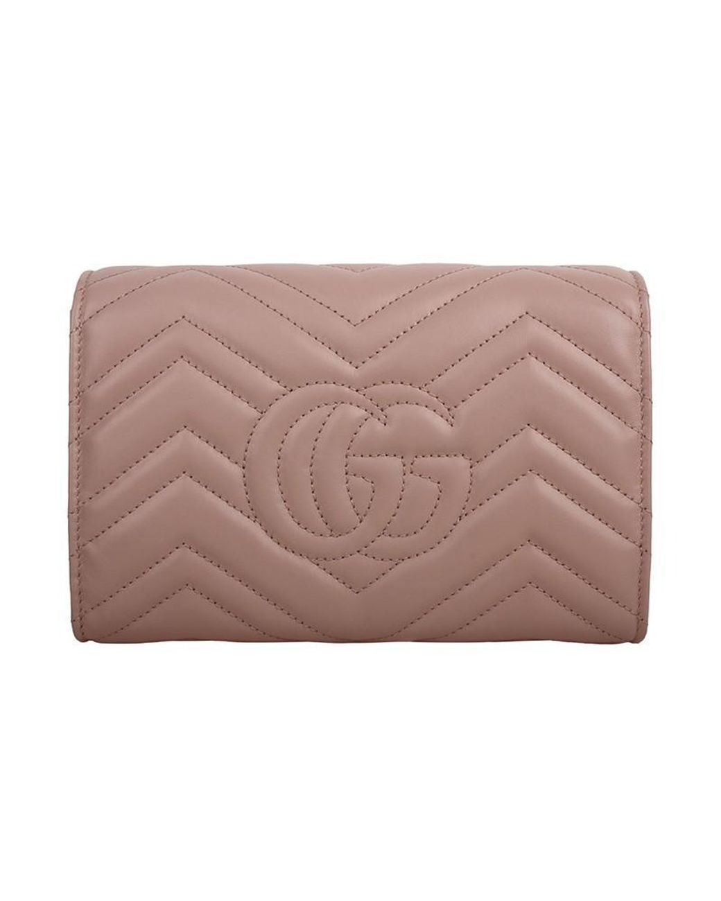 Gucci Pink Gg Marmont Quilted Woc