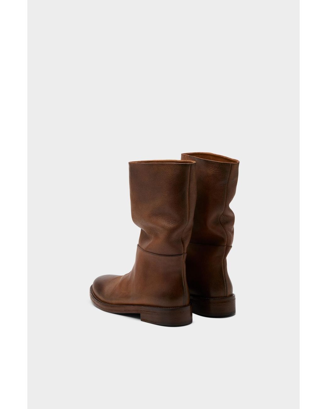 Marsèll Brown Marsèll Tubetto Basalt Leather Boots