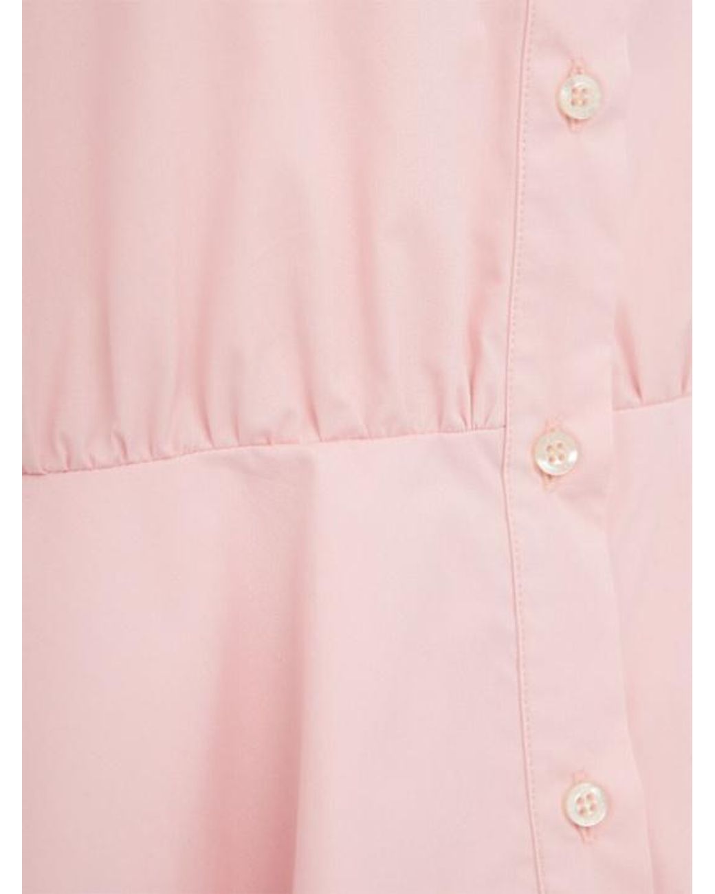 MSGM Pink Cotton Poplin Shirt